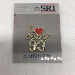 I Love Class of 93 Brooch